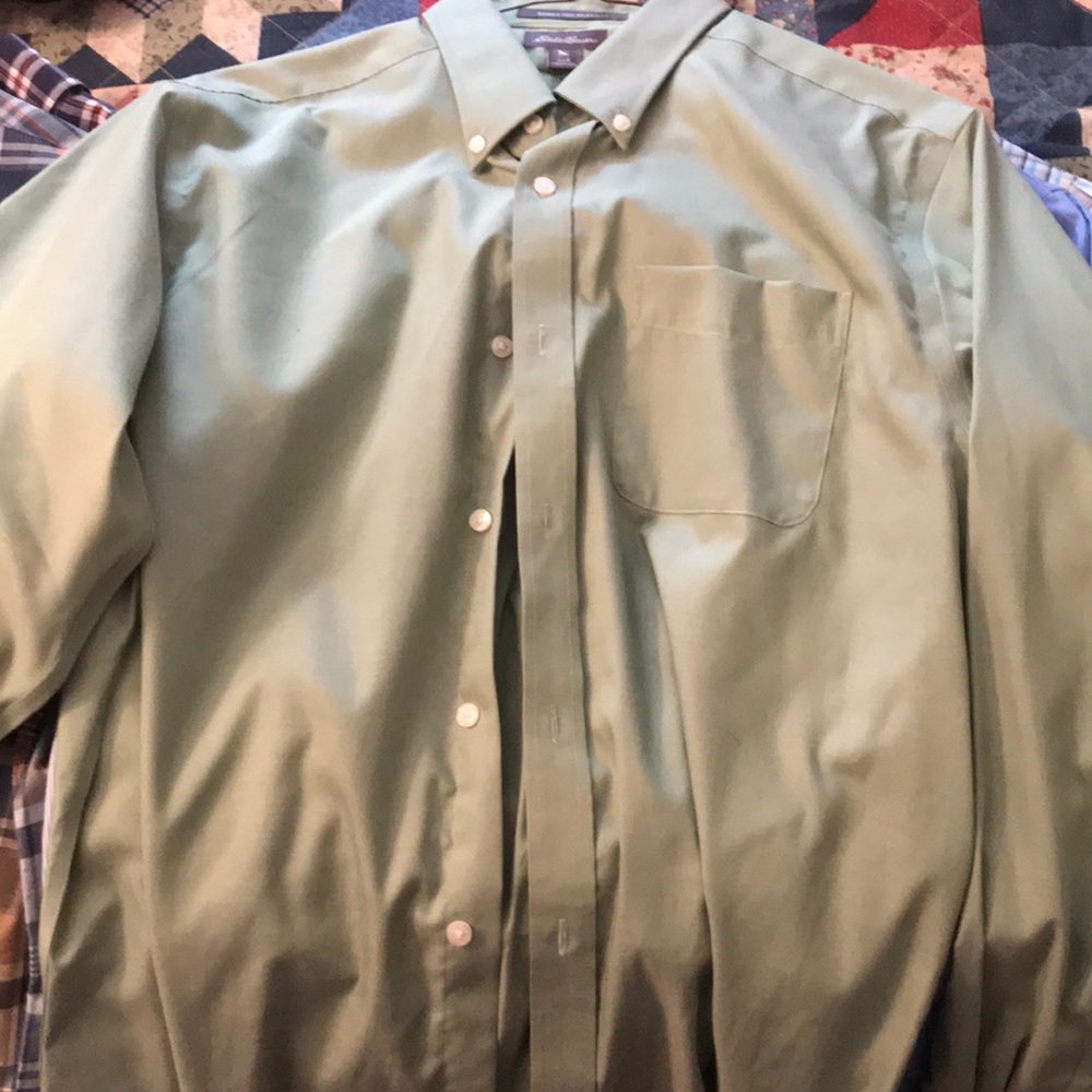 Eddie Bauer long sleeve button down dress shirt
